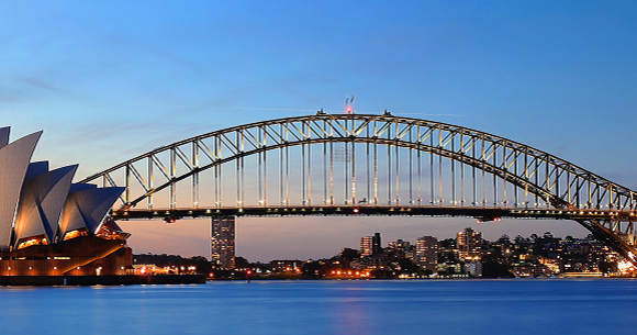 Sidney skyline landscape
